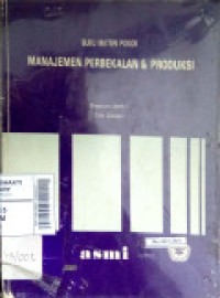 Manajemen Perbekalan Dan Produksi
