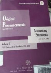 Original Pronouncements: Accounting Standards Volume 2