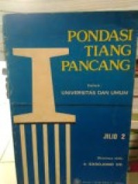 PONDASI TIANG PANCANG II