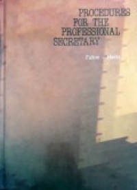 Procedures For The Profesional Secretary