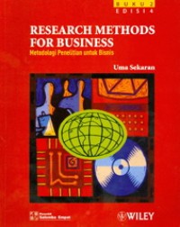 Research Methods For Business : Metodologi Penelitian untuk Bisnis (Buku 2) Ed. 4