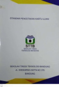 STANDAR PERCETAKAN KARTU UJIAN