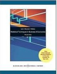 Statistical Techniques In Business And Economics 15th ed